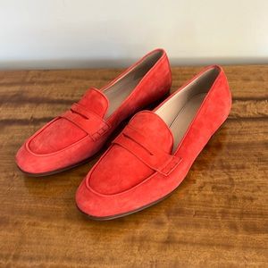 J Crew suede loafers